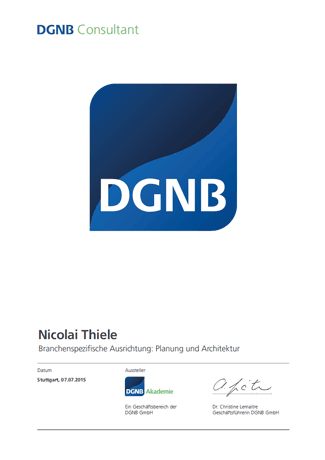 DGNB Consultant