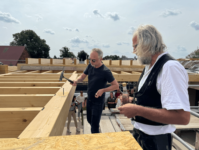 Richtfest für den Neubau der inklusiven Jugendwohngruppe in Vorsfelde, Wolfsburg